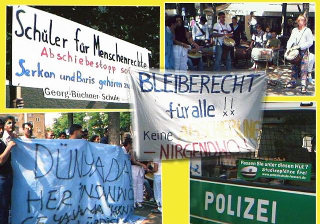 antirassistische Demo in Giessen am 21.06.03